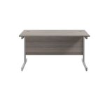 Jemini Single Rect Desk 1400 G/Oak