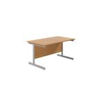 Jemini Single Rect Desk 1400 N/Oak