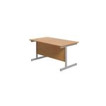 Jemini Single Rect Desk 1400 N/Oak