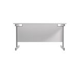 Jemini Single Rect Desk 1400 White