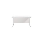 Jemini Single Rect Desk 1400 White