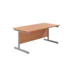 Jemini Single Rect Desk 1600 Beech
