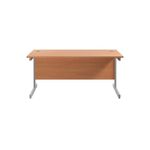 Jemini Single Rect Desk 1600 Beech