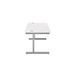 Jemini Single Rect Desk 1600 White