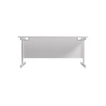 Jemini Single Rect Desk 1600 White