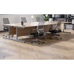 Jemini Rdl Lh Cantilever Desk G/Oak