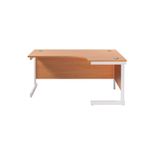 Jemini Rdl Rh Cantilever Desk Beech