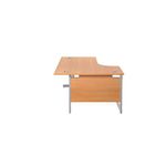 Jemini Rdl Lh Cantilever Desk Beech