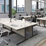 Jemini Rdl Lh Cantilever Desk Beech