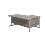 Jemini Rdl Lh Cantilever Desk G/Oak