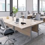 Jemini Rdl Rh Cantilever Desk G/Oak