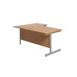 Jemini Rdl Rh Cantilever Desk N/Oak