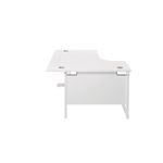 Jemini Rdl Lh Cantilever Desk White