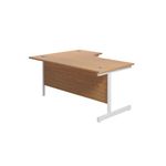 Jemini Rdl Rh Cantilever Desk N/Oak