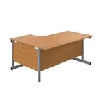 First Radial Rh Desk 1600 Noak/Slv