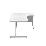First Radial Rh Desk 1800 Wht/Wht