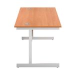 First Rect Desk 1600 Beech/White