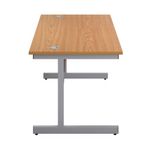 First Rect Desk 1800 Nova Oak/Slv