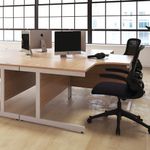 First Rect Desk 1800 Nova Oak/White