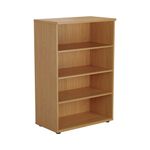 First 3 Shelf Wooden Bookcase Noak