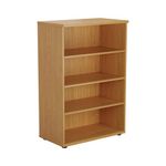 First 3 Shelf Wooden Bookcase Noak