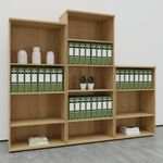 First 3 Shelf Wooden Bookcase White