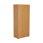 First 4 Shelf Wooden Bookcase Beech