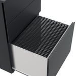 Jemini Standard Pedestal Steel Black
