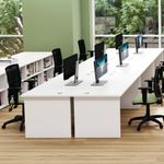 Jemini Rect Panel End Desk Nova Oak