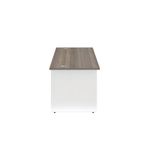 Jemini Rect Panel End Desk G/Oak/Wht