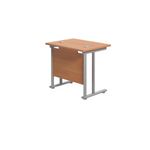 Jemini Double Upright Rect Desk Bch