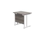 Jemini Rect Cant Desk 800X600 G/Oak