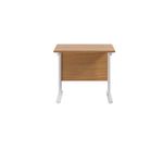 Jemini Rect Cant Desk 800X600 N/Oak