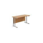 Jemini Rect Cant Desk 1200 N/Oak