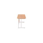 Jemini Rect Cant Desk 1200 Bch/Wht