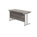 Jemini Rect Cant Desk 1400X600 G/Oak