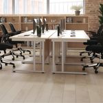 Jemini Rect Cant Desk 1400X600 Bch