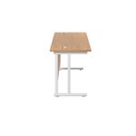 Jemini Rect Cant Desk 1400X600 N/Oak