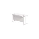 Jemini Rect Cant Desk 1400X600 Wht