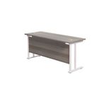 Jemini Rect Cant Desk 1600X600 G/Oak