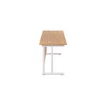 Jemini Rect Cant Desk 1600X600 N/Oak