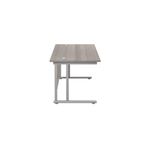 Jemini Rect Cant Desk 1400X800 G/Oak