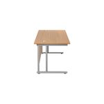 Jemini Rect Cant Desk 1600X800 N/Oak