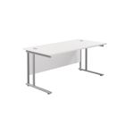 Jemini Rect Cant Desk 1600X800 Wht