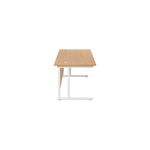 Jemini Rect Cant Desk 1600X800 N/Oak