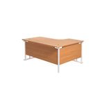 Jemini Rdl Lh Cantilever Desk Beech