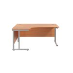 Jemini Rdl Lh Cantilever Desk Beech