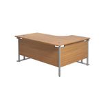 Jemini Rdl Lh Cantilever Desk N/Oak