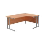 Jemini Rdl Rh Cantilever Desk Beech
