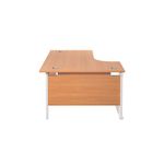 Jemini Rdl Lh Cantilever Desk Beech